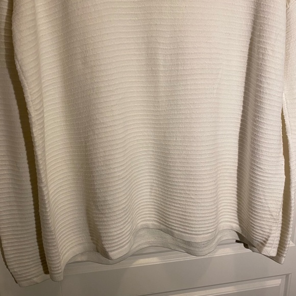French Connection White Cozy Oversize Cowl Neck Sweater - Picture 10 of 12